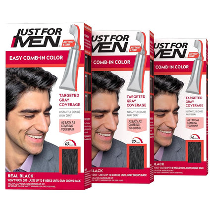 Just For Men Easy Comb-In Color Mens Hair Dye, Eas