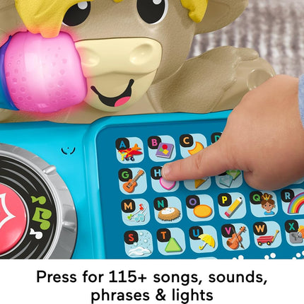 Fisher-Price Baby Learning Toy Link Squad A to Z Yak with Interactive Music & Lights for Children from 9 Months, Only Compatible with Link Squad Items
