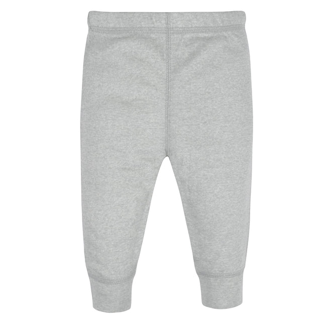 Gerber Pantalones de 4 unidades para bebé, gris jaspeado/negro, 0-3 meses