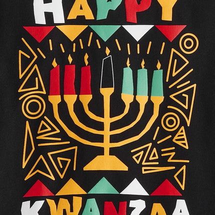 The Children's Place T-shirt à manches longues motif Kwanza pour bébés et tout-petits, Famille Kwanza, 18-24 mois