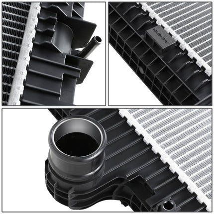 DNA MOTORING Radiador de Enfriamiento de Aluminio de 2 Hileras Estilo OE Compatible con Kenworth T660 11-13 / T370 2009 / T400 2012, OEM-RA-FL-061