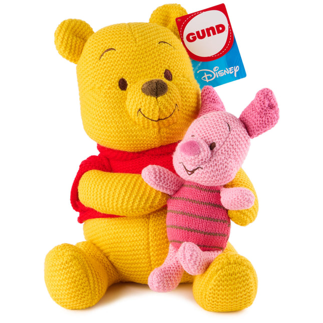 GUND GND GLC Dis 10in Knit Pooh Piglet GBL