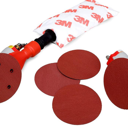 Scotch-Brite 77143-case Hookit 7447 PRO Disc, 6" x NH 6 HLS, A VFN, Aluminum Oxide, Maroon (Pack of 40)