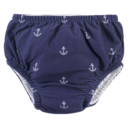 Hudson Baby Unisex Swim Diapers, Blue Gray Shark, 4 Toddler