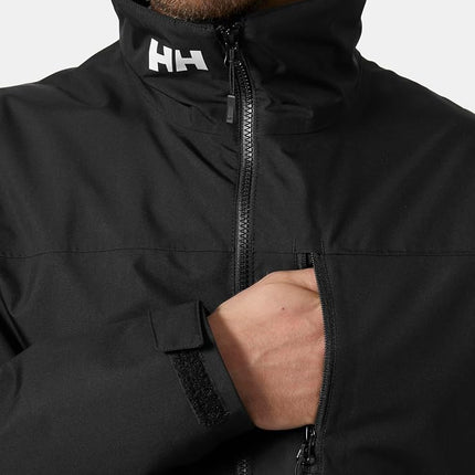 Helly Hansen Men's Crew Midlayer Jacket 2.0, Black, M