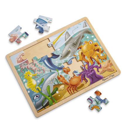 Melissa & Doug 2938 Under the Sea Jigsaw- 24 pc