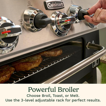 28" Outdoor Griddler - 2-in-1 Griddle & Broiler