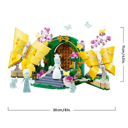 LEGO Wicked Glinda's Wedding Day - Building Toy with 2 Mini Dolls & 2 Posable Butterfly Figures plus Accessories - Gift for 8+ Year Old Girls & Movie Fans - 75688