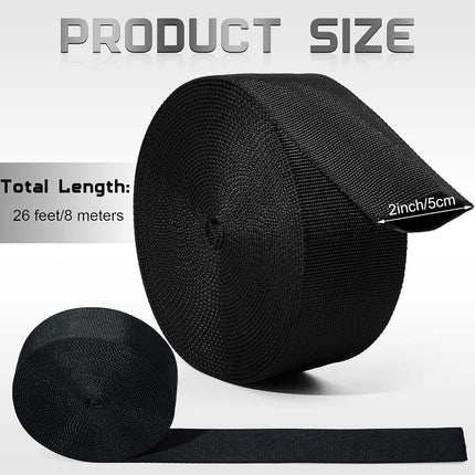 Hanaive 26 ft Nylon Hydraulic Hose Protector Sleeve Tig Torch Cable Cover Black Protective Cover Hose Sheath Hydraulic Wrap Cutting Wire Sheath Sleeve Management Wrap for Cord Tig(2 Inch Id)