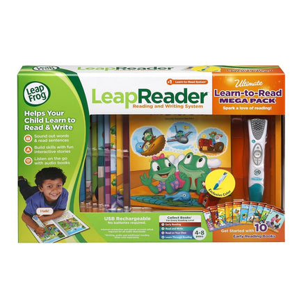LeapFrog LeapReader System Learn to Read 10 Book Mega Pack - Teal - Online Exclusive