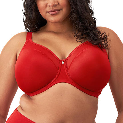 Elomi Women's Smooth Underwire Molded Bra, Haute Red, 36E