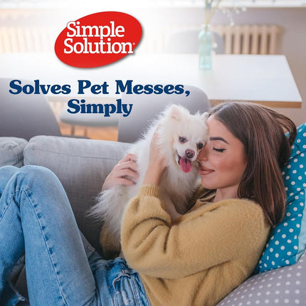 Simple Solution Disposable Dog Diapers for Female Dogs, True Fit, Absorbent, Leak Proof with Wetness Indicator, XS Puppy & Doggie Period Pad and Pee Diaper, for Toy Pets, 9–14-Inch Waist, 30 Count
