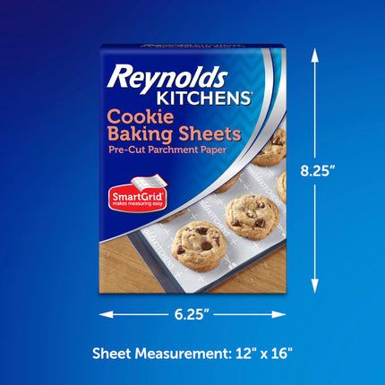 Reynolds Kitchens Non-Stick Baking Parchment Paper Sheets - 12x16 Inch, 100 Sheets