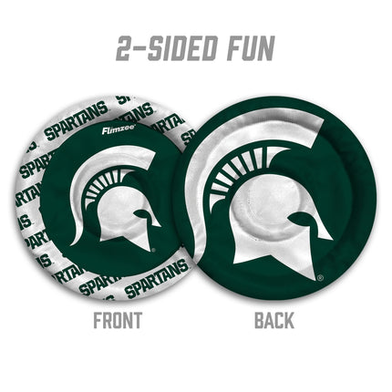 YouTheFan NCAA Michigan State Spartans Flimzee Bean-Bag Flying Disc