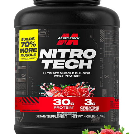 MuscleTech NitroTech Whey Protein Powder, Whey Iso