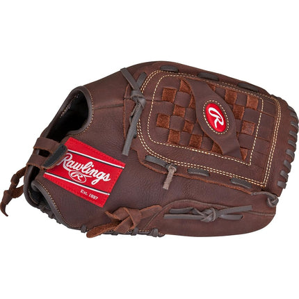 Rawlings Player Preferred Baseball Glove, Left Hand Throw, Slow Pitch Pattern, Basket-Web with Support Strap, Custom Fit, 14 Inch