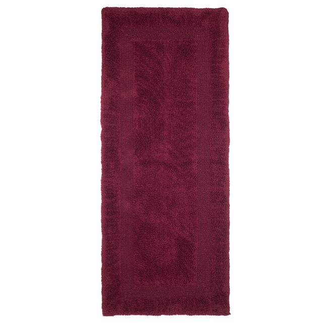 Bedford Home 100% Cotton Reversible Long Bath Rug 