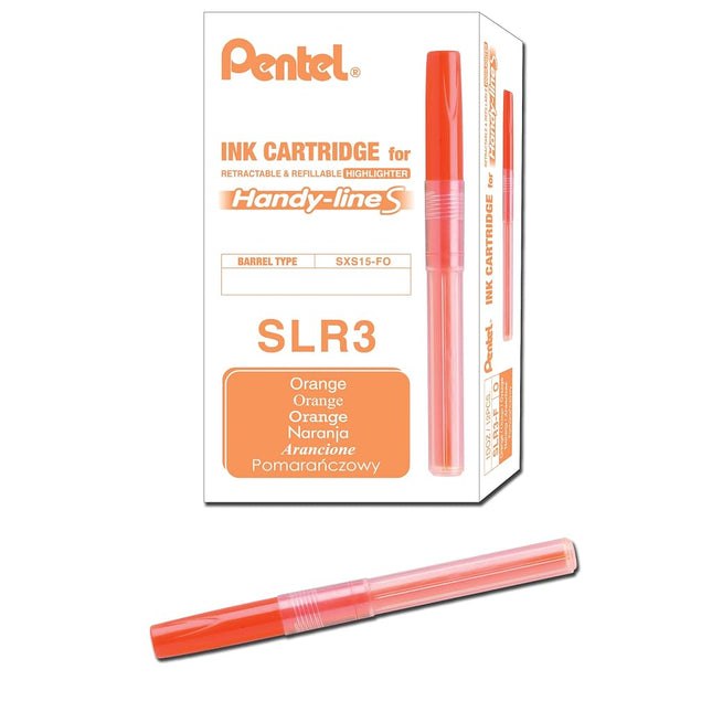 Refill for Handyline Highlighter (sxs15), Orange, Box of 12