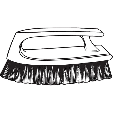 Rubbermaid Commercial Products Brush, Iron, Navy Blue