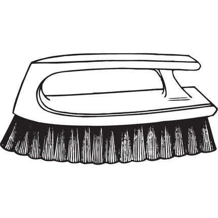 Rubbermaid Commercial Products Brush, Iron, Navy Blue