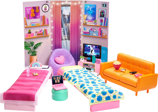 Barbie HDY77 - "Stage Free for Big Dreams" Dorm Pl