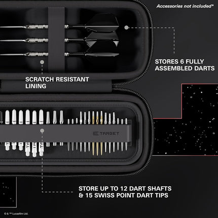 Target Darts Star Wars Darth Maul BOA Wallet | Premium Dart Case with Sith Design, Swiss Point Tip Storage, Rigid Outer Shell & Organised Accessories Holder