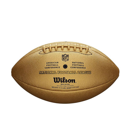 Wilson The Duke NFL Metallic Edition Football - Official Size, Gold