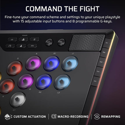 Corsair NOVABLADE PRO Wireless Hall Effect Leverless Controller – 15-Main Key Layout, 1000Hz Polling, 2.4GHz Wireless, SOCD, MGX Hyperdrive Hall Effect Magnetic Switches – PS5, PS4, PC – Black [PlayStation 5]