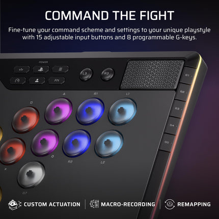 Corsair NOVABLADE PRO Wireless Hall Effect Leverless Controller – 15-Main Key Layout, 1000Hz Polling, 2.4GHz Wireless, SOCD, MGX Hyperdrive Hall Effect Magnetic Switches – PS5, PS4, PC – Black [PlayStation 5]