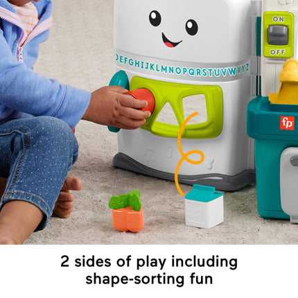 Fisher-Price Baby & Toddler Toy Laugh & Learn Learning Kitchen Playset with Music Lights & 5 Play Pieces for Kids Ages 6+ Months