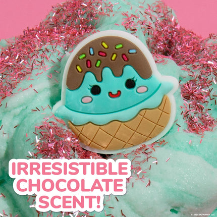 Squishmallow Original Maya La Nube de Slime Premium con Aroma a Chocolate, Recuerdos de Fiesta para Niños de 8 a 12 Años, Juguetes para Niñas de 8 a 10 Años, Kit de Slime para Niñas de 8 a 12 Años, Slime para Niños