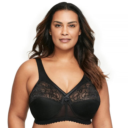 Glamorise MagicLift Original Support Wirefree Bra 1000 (Women's & Women's Plus) Black