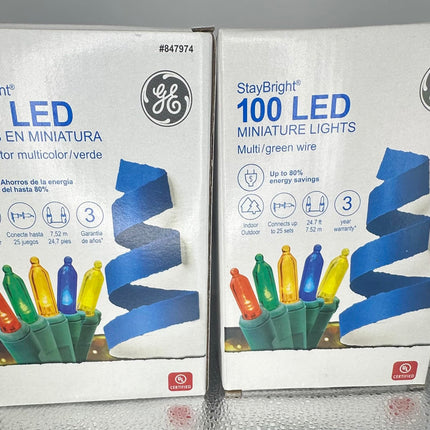 Ge Micro Mini Led Light Set 100 Lights Multi-Color