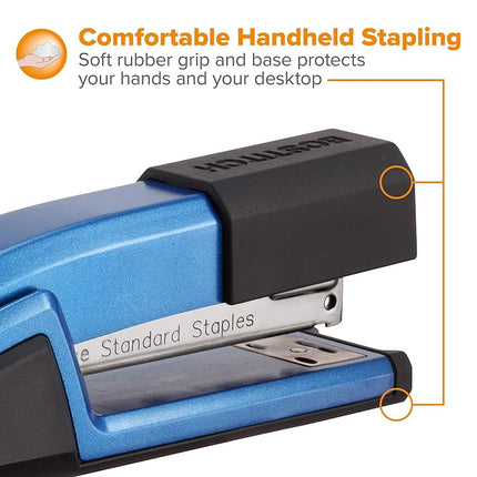 Bostitch Office Epic Metal 3 in 1 Stapler, 25 Sheet Capacity, Includes 210 Staples in Staple Storage Compartment & Integrated Remover,