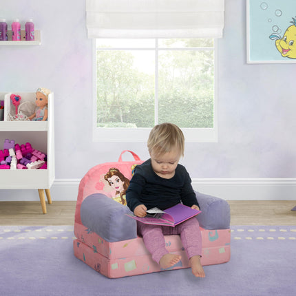 Delta Children - Disney Princess Fauteuil Enfant Dépliable Cozee Buddy, Rose