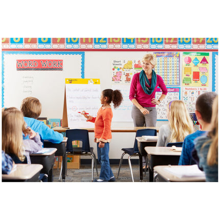 Post-it® Tabletop Easel Pad with Primary Lines, White with Primary Lines, 20" x 23" (MMM563PRL)