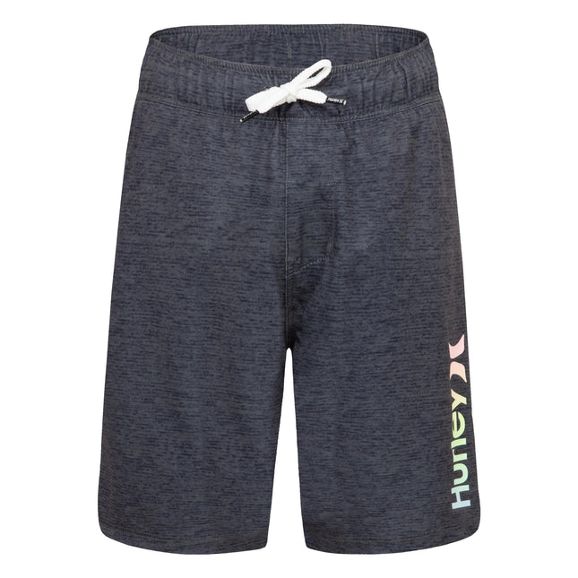 Hurley Boys' Pull on Swim Trunks, Shadow Black, X-Large