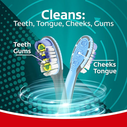 Colgate 360 Floss Tip Sonic Power Toothbrush, Soft, 2 Count
