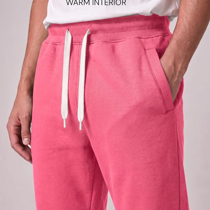 Southpole Men's Basic Active Fleece Jogger Pants-Regular and Big & Tall Sizes, Dppk, Small