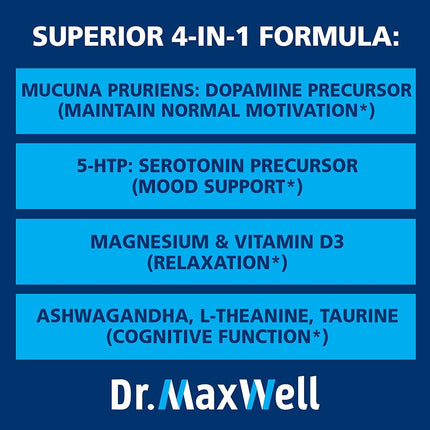 New Serotonin and Dopamine Supplements, Better Than Dopamine or Serotonin Only as Increasing Only One of Them Will Lower The Other, Disrupting Their Balance. Mucuna Pruriens, 5-HTP, Magnesium & More