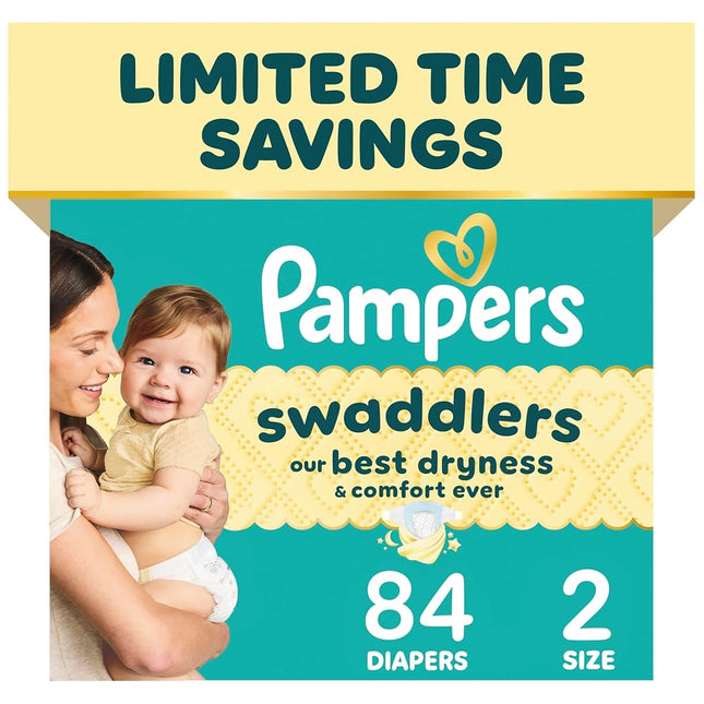 Pampers Pampers Swaddlers Diapers Size 2 84 Count, 84 Count
