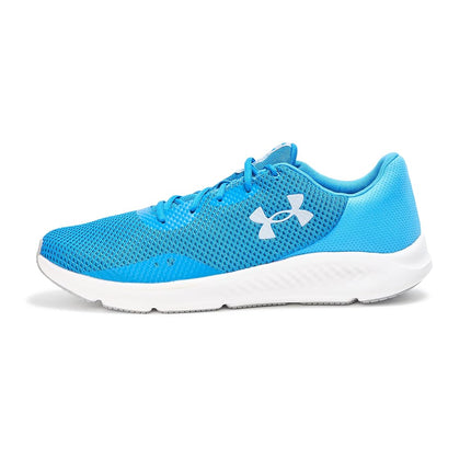Under Armour Zapatillas de running Charged Pursuit 3 para hombre, (406) Photon Blue/Viral Blue/Mod Gray, 11 UK