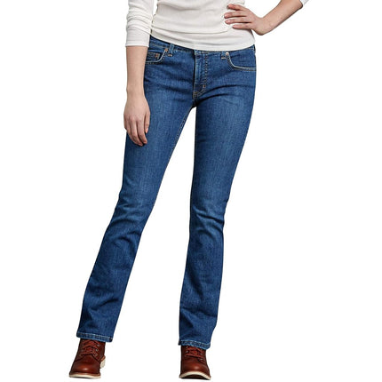 Dickies Womens FD147 Denim Jeans, 10, Stonewashed Indigo Blue