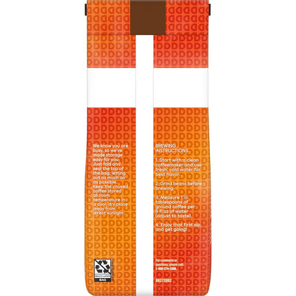 Dunkin Donuts Original Blend Whole Bean Medium Roast Coffee 340g
