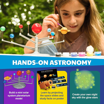 4M STEAM Space Exploration Kit for Kids, Solar System & Astronomy Set