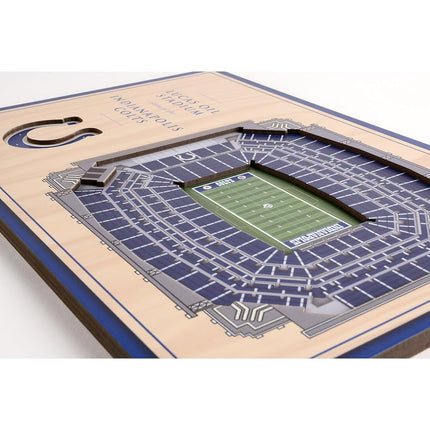 YouTheFan NFL Indianapolis Colts 3D StadiumViews Desktop Display - Lucas Oil Stadium