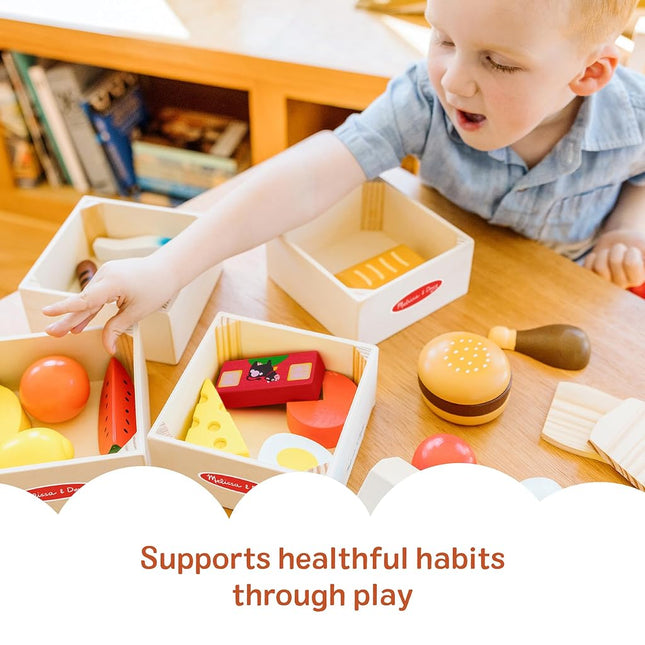 Melissa and Doug - Wooden Food Groups