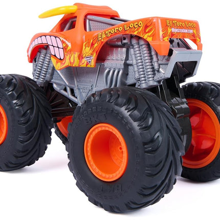 Monster Jam, Official El Toro Loco Rev ‘N Roar 1:18 Scale Monster Truck, Kids Toys for Boys & Girls Ages 3 and up