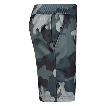 Shorts en molleton français Hurley Solar pour garçons, Gris camouflage, 4
