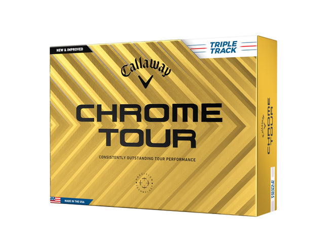 Callaway Golf Chrome Tour Golf Ball, Triple Track,